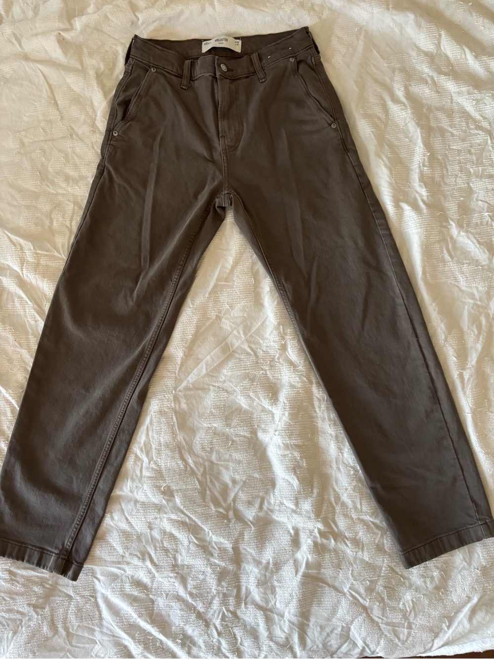 Hollister Loose Jeans Men’s W28 L32 Brown Washed 100% Cotton Y2K Baggy Pants